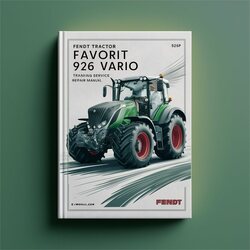 Fendt Tractor Favorit 926 Vario UP Training Service Repair Workshop Manual PDF