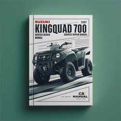 2005-2007 Suzuki Kingquad 700 Service Repair Workshop Manual PDF