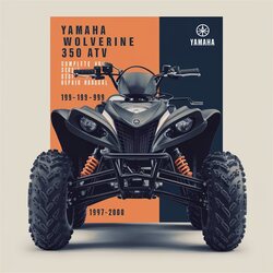 1995-2000 Yamaha Wolverine 350 4x4 ATV Service Repair Workshop Manual PDF