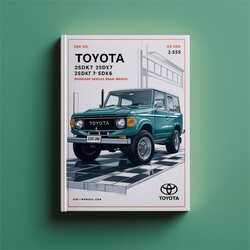 Toyota 2sdk6 2sdk7 2sdk8 2sgk6 Service Repair Workshop Manual PDF