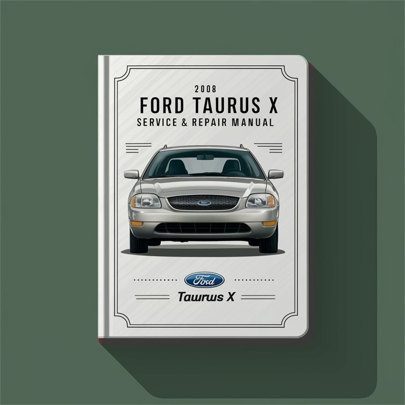 2008 Ford Taurus X Service Repair Workshop Manual PDF