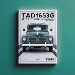 Volvo TAD1630G Ge P V Diesel Engine Service Repair Workshop Manual PDF
