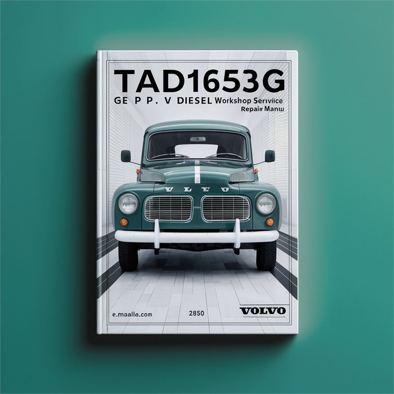 Volvo TAD1630G Ge P V Diesel Engine Service Repair Workshop Manual PDF