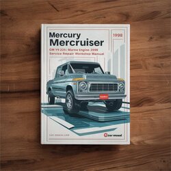 1998 Mercury Mercruiser GM V6 262 CID 4.3l Marine Engine Service Repair Workshop Manual PDF
