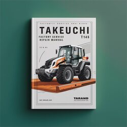 Takeuchi TB145 Service Repair Workshop Manual PDF