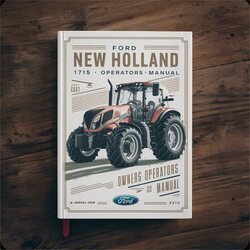Ford New Holland 1715 Tractor Owners Operators Operator's Manual PDF