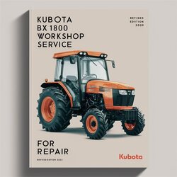 Kubota BX 1800 Service Repair Workshop Manual PDF