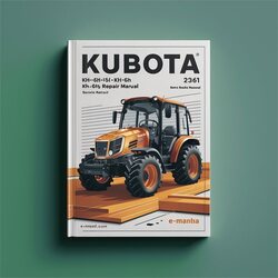Kubota KH-36 KH-41 KH-51 KH-61 KH-66 KH-91 KH-101 KH-151 Service Repair Workshop Manual PDF