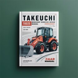 Takeuchi TB025 Excavator Service Repair Workshop Manual PDF