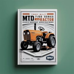 Troy Bilt MTD 700 Series Riding Mower Tractor Service Repair Workshop Manual PDF