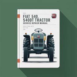 Fiat 540 540DT Tractor Service Repair Workshop Manual PDF