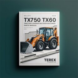 Terex TX750 TX760 TX860 Tractor Loader Backhoe Fermec Parts Catalog PDF