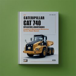 Caterpillar CAT 740 Articulated Truck Operator Service Repair Workshop Manual PDF