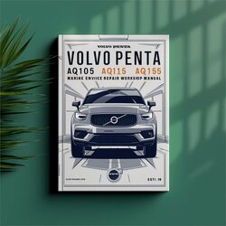 Volvo Penta AQ105 AQ115 AQ130 AQ165 AQ170 Marine Engine Industrial Service Repair Workshop Manual PDF
