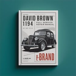 David Brown 1194 Service Repair Workshop Manual PDF