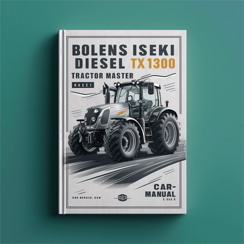 Bolens Iseki Diesel TX1300 1500 G152 Tractor Master Service Repair Workshop Manual PDF