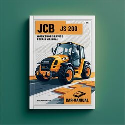 JCB JS 200 SN 1018001-1019999 Service Repair Workshop Manual PDF