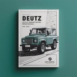 Deutz 1011 F 1011F Engine Service Repair Workshop Manual PDF