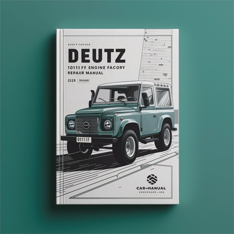 Deutz 1011 F 1011F Engine Service Repair Workshop Manual PDF