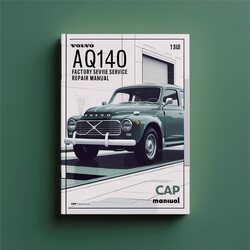 Volvo AQ140 2.1 L (130) 4 Cyl Service Repair Workshop Manual PDF