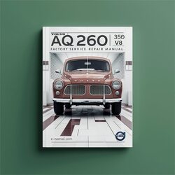 Volvo AQ260 5.7l (350) V8 Service Repair Workshop Manual PDF