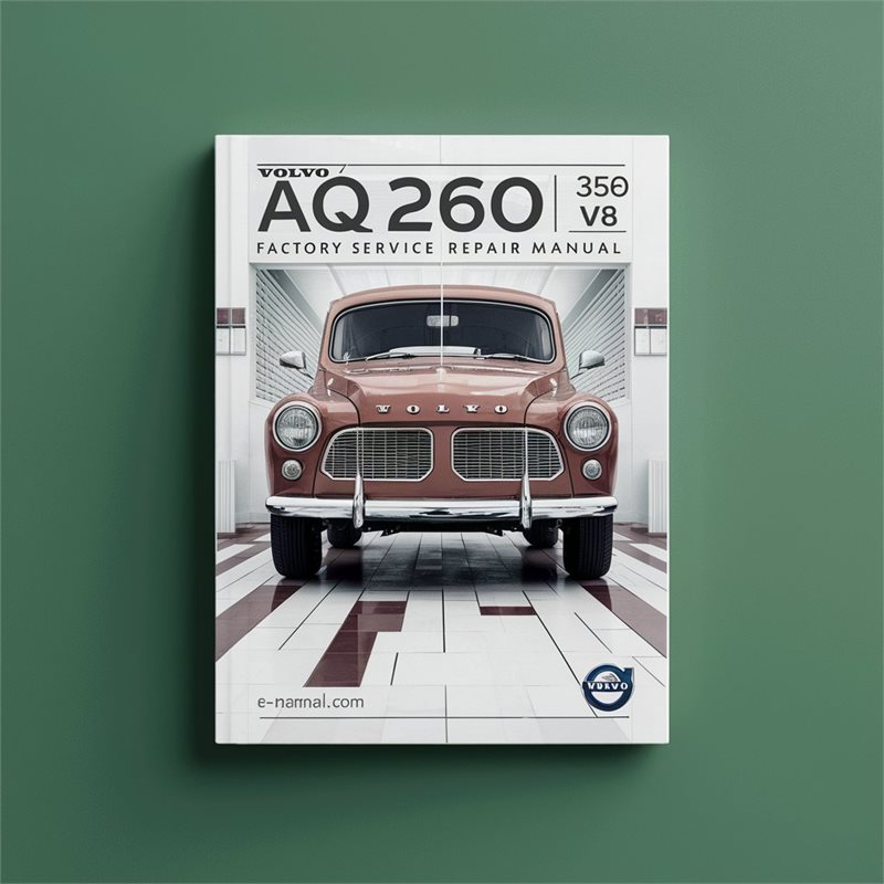 Volvo AQ260 5.7l (350) V8 Service Repair Workshop Manual PDF