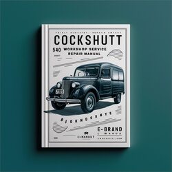 Cockshutt 540 Service Repair Workshop Manual PDF