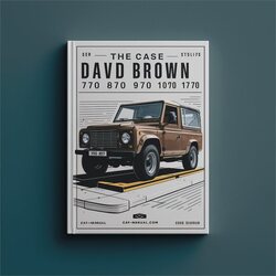 Case David Brown 770 870 970 1070 1090 1170 1175 Service Repair Workshop Manual PDF