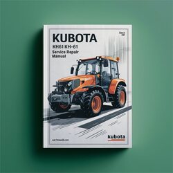 Kubota KH51 KH61 KH-51 KH-61 Service Repair Workshop Manual PDF