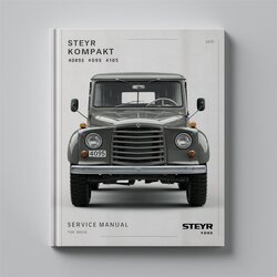 Inboard Engines Steyr Kompakt 4085 4095 4105 Service Repair Workshop Manual PDF
