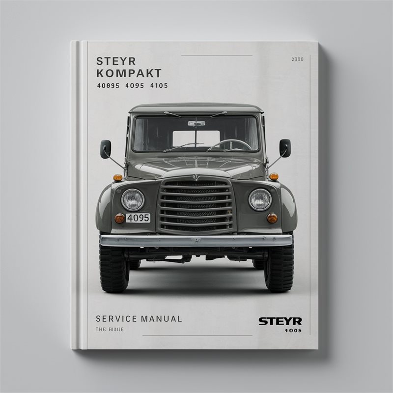 Inboard Engines Steyr Kompakt 4085 4095 4105 Service Repair Workshop Manual PDF