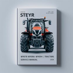 Steyr M9078 M9086 M9094 Tractors Service Repair Workshop Manual PDF