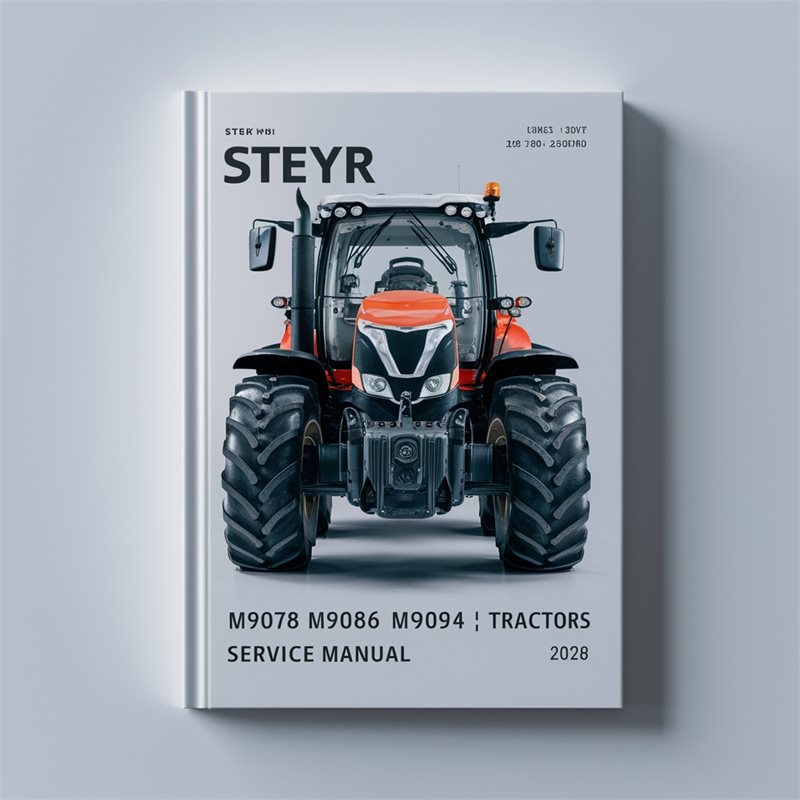 Steyr M9078 M9086 M9094 Tractors Service Repair Workshop Manual PDF