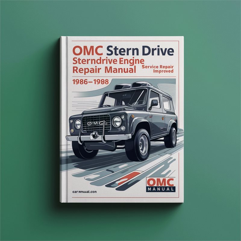 1986-1998 OMC Stern Drive Sterndrive Engine - Improved Service Repair Workshop Manual PDF