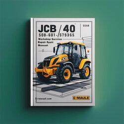 JCB 508 40 562601-579365 Service Repair Workshop Manual PDF