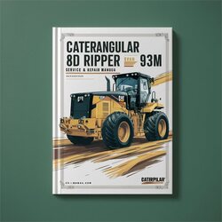 Caterpillar 8D Ripper 93M Service Repair Workshop Manual PDF