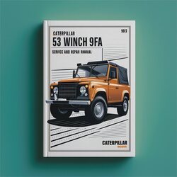 Caterpillar 53 Winch 9FA Service Repair Workshop Manual PDF