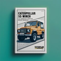 Caterpillar 55 Winch 2CC Service Repair Workshop Manual PDF