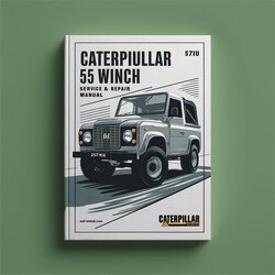 Caterpillar 55 Winch 37U Service Repair Workshop Manual PDF