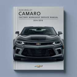 2016-2018 Chevrolet Camaro Service Repair Workshop Manual PDF