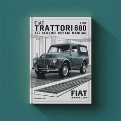 Fiat Trattori 680 All Service Repair Workshop Manual PDF