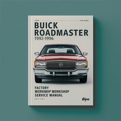 1992-1996 Buick Roadmaster Service Repair Workshop Manual PDF