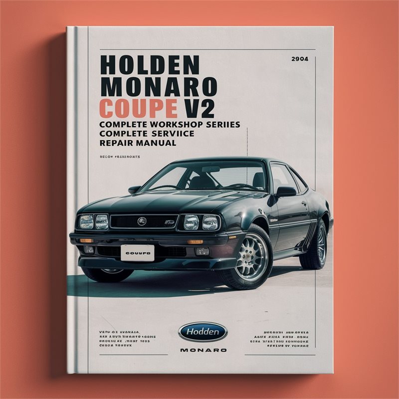 Holden Monaro Coupe V2 Series Service Repair Workshop Manual PDF
