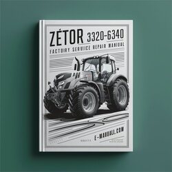 Zetor 3320-6340 Tractor Service Repair Workshop Manual PDF