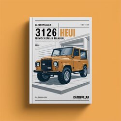 Caterpillar 3126 Heui Engine Service Repair Workshop Manual PDF