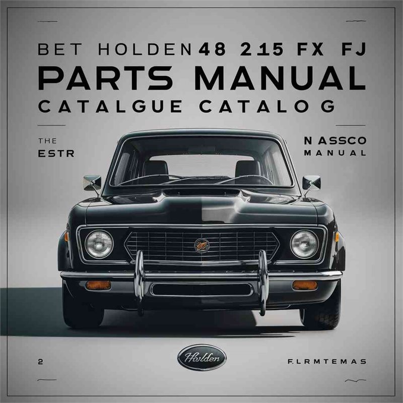 Holden FJ Best 48 215 50 FX Catalog Nasco Parts PDF