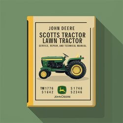 Best John Deere-tm1776 S1642 S1742 S2046 S2546-scotts Lawn Tractors / Service Repair Workshop Manual PDF