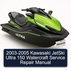 2003-2005 Kawasaki Jetski Ultra 150 Watercraft Service Repair Workshop Manual PDF