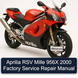 2000 Aprilia RSV Models Mille 956X Service Repair Workshop Manual PDF