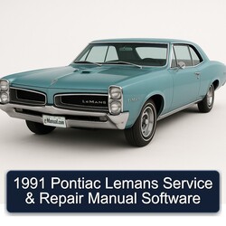 1991 Pontiac Lemans Software Service Repair Workshop Manual PDF